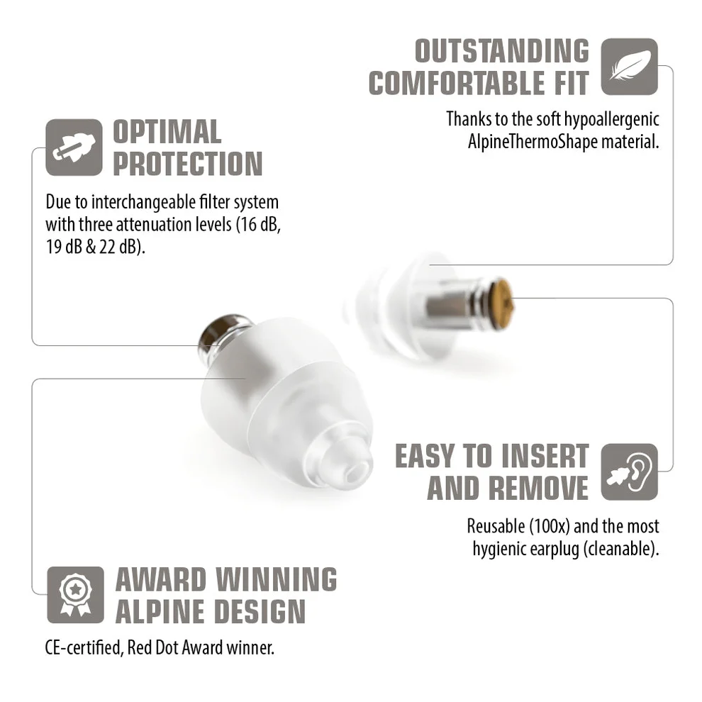 Alpine Musicsafe Pro Black Earplugs