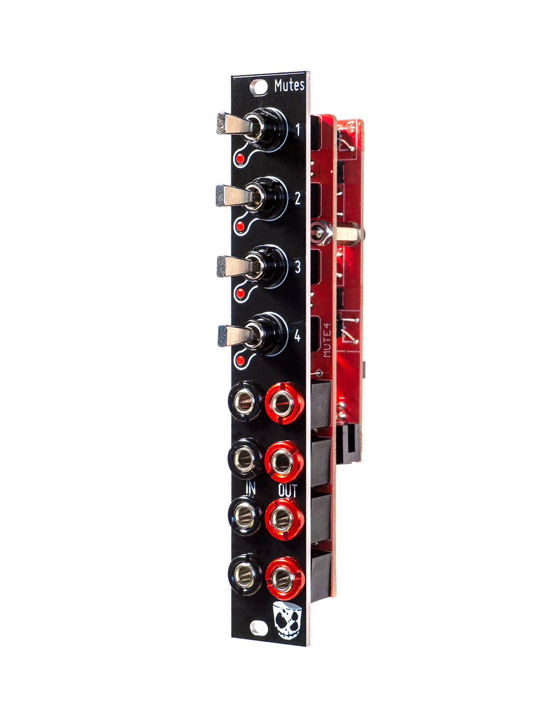 DivKid/Befaco Mutes mk2 3U with Alternate 1U Panel