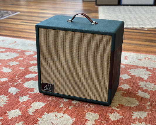 MWM Cabinetry Custom Order Mini Cab 1x12 - Forest Pine Green - Loaded with NOS Plessey C12P