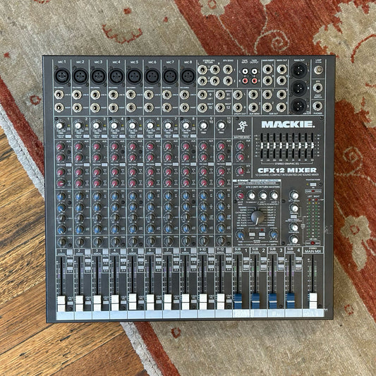 Mackie CFX12 Mixer w/Road Case