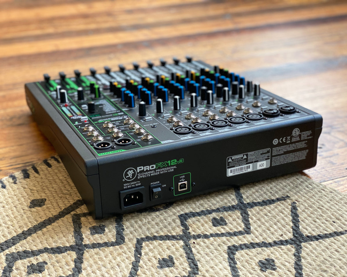 Mackie ProFX12v3 12-Channel Pro FX Mixer w/USB – Found Sound