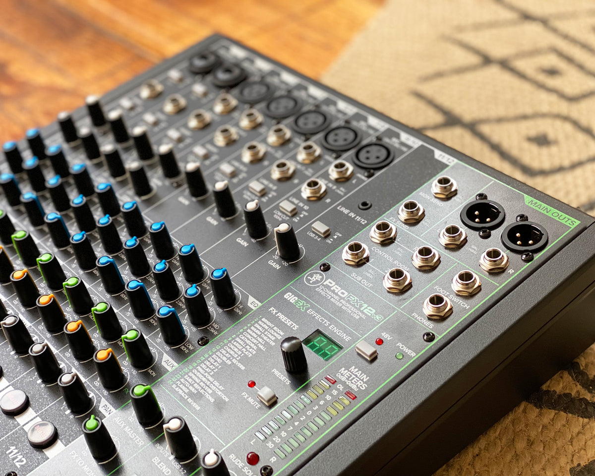 Mackie ProFX12v3 12-Channel Pro FX Mixer w/USB – Found Sound