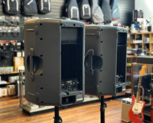 Load image into Gallery viewer, Mackie SRM450 Powered Speakers - Pair w/ Flight Cases &amp; Stands
