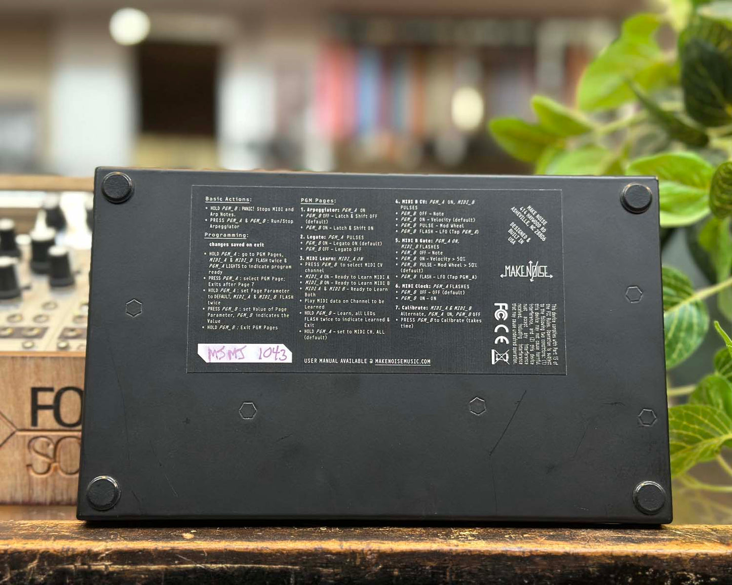 Make Noise 0-Coast Patchable Synthesizer
