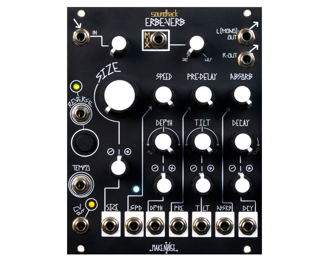 Make Noise Erbe-Verb - Black & Gold