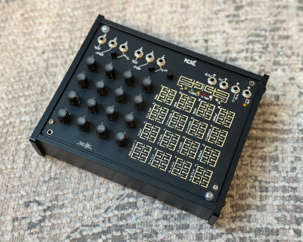 Make Noise René mk1 with Amalgamod Skiff