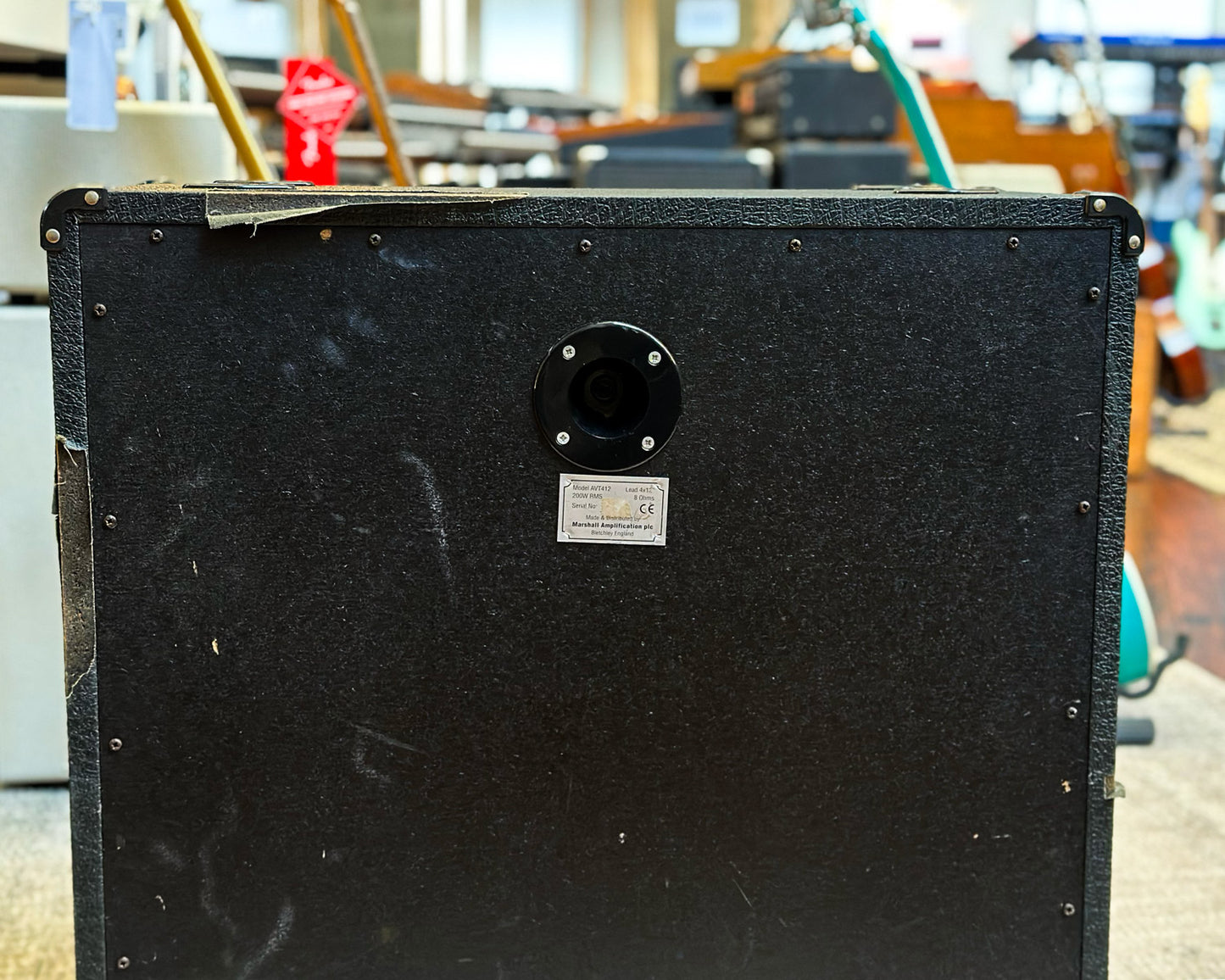 Marshall AVT412 200 Watt 4x12" 8Ω Speaker Enclosure - Made in the UK