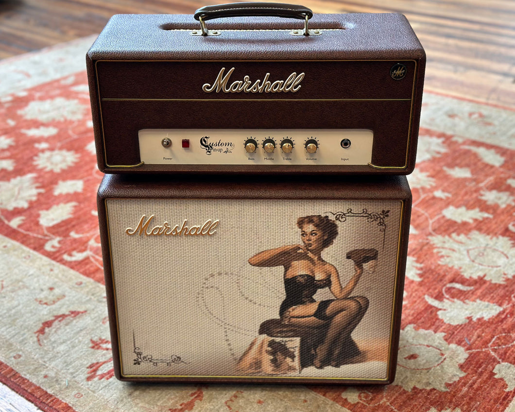 Marshall C5 Custom Pin-Up Betty Head & Cab
