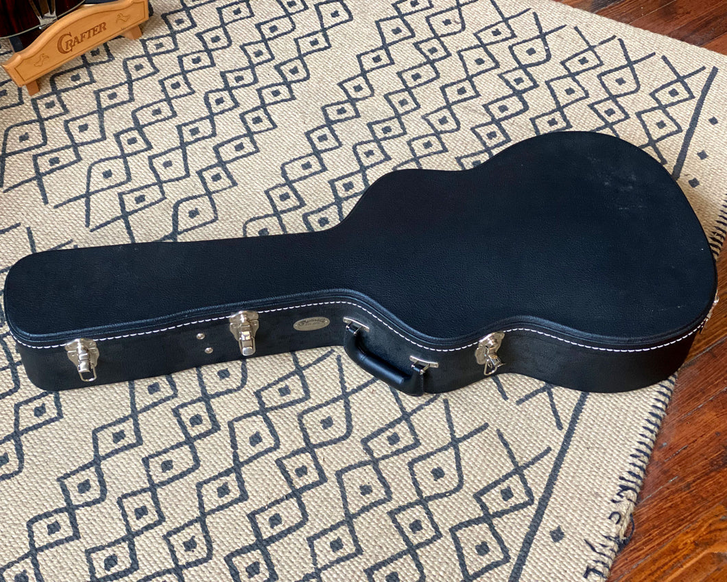 Martin Case for OM21 - Black with olive lining