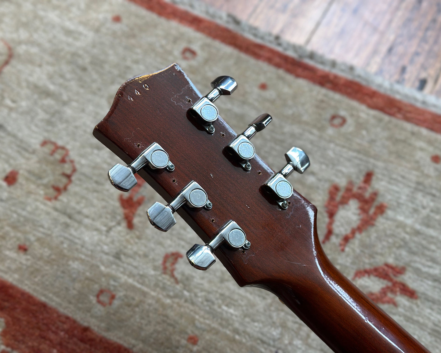 Maton Apollo 505 Gold Top Thinline Hollow Body Electric - Refin