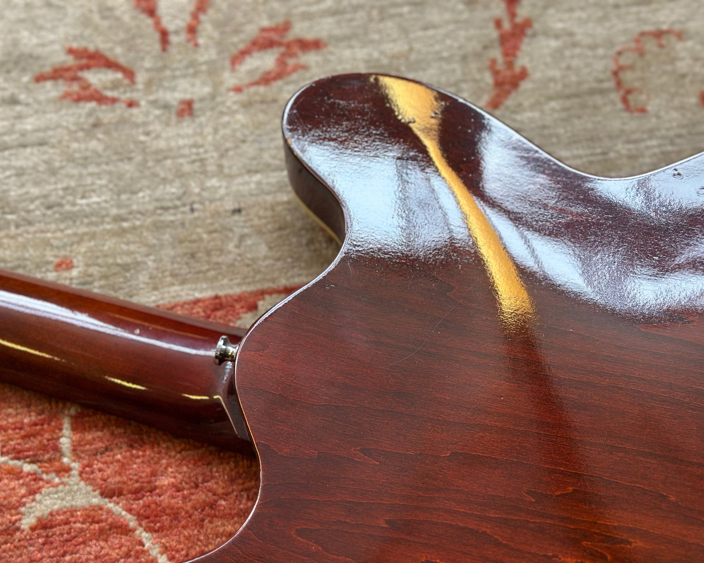 Maton Apollo 505 Gold Top Thinline Hollow Body Electric - Refin