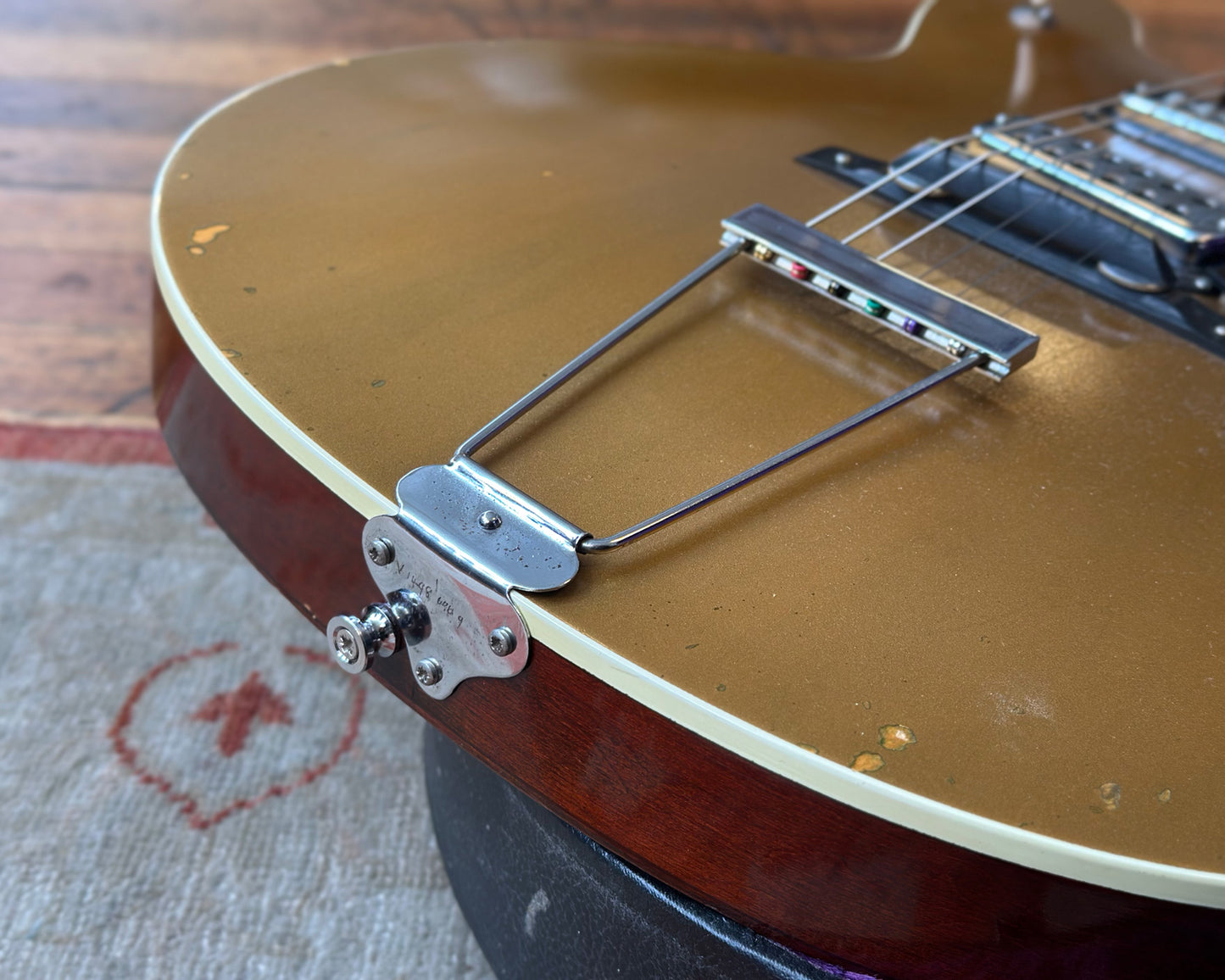 Maton Apollo 505 Gold Top Thinline Hollow Body Electric - Refin