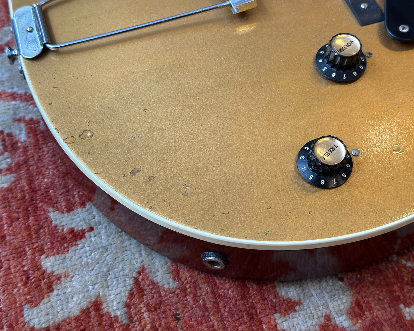 Maton Apollo 505 Gold Top Thinline Hollow Body Electric - Refin
