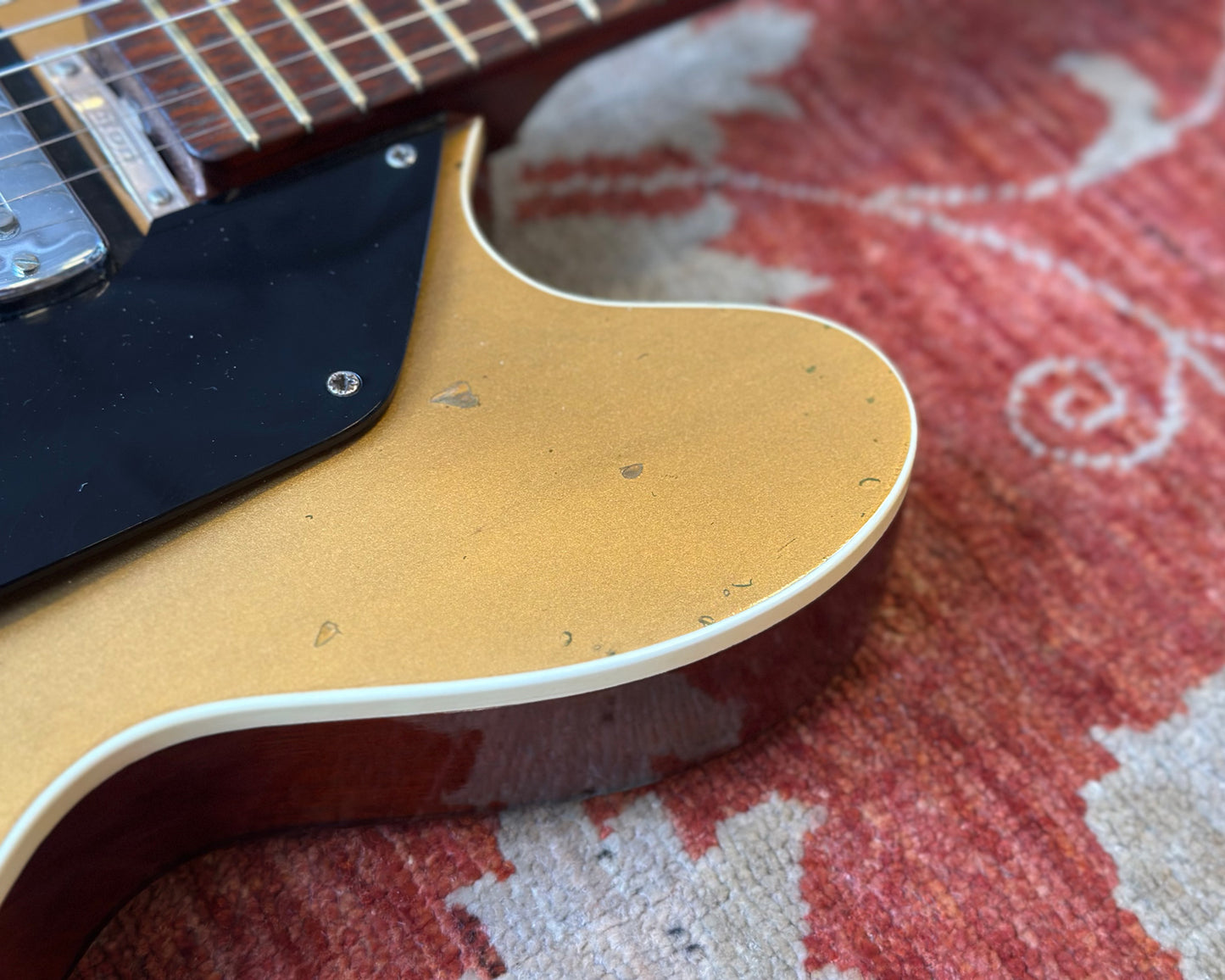 Maton Apollo 505 Gold Top Thinline Hollow Body Electric - Refin