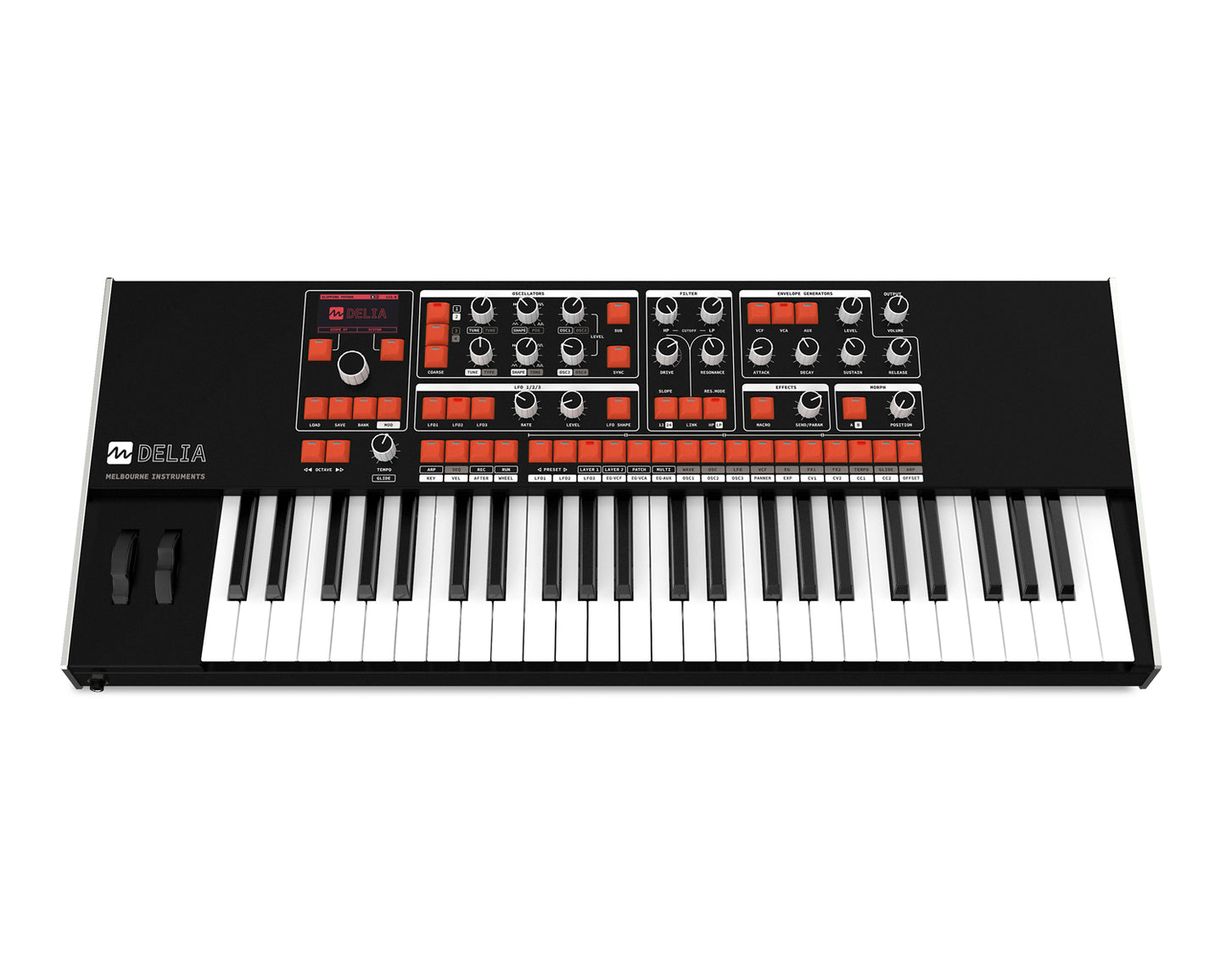 Melbourne Instruments DELIA Bi-Timbral Polysynth