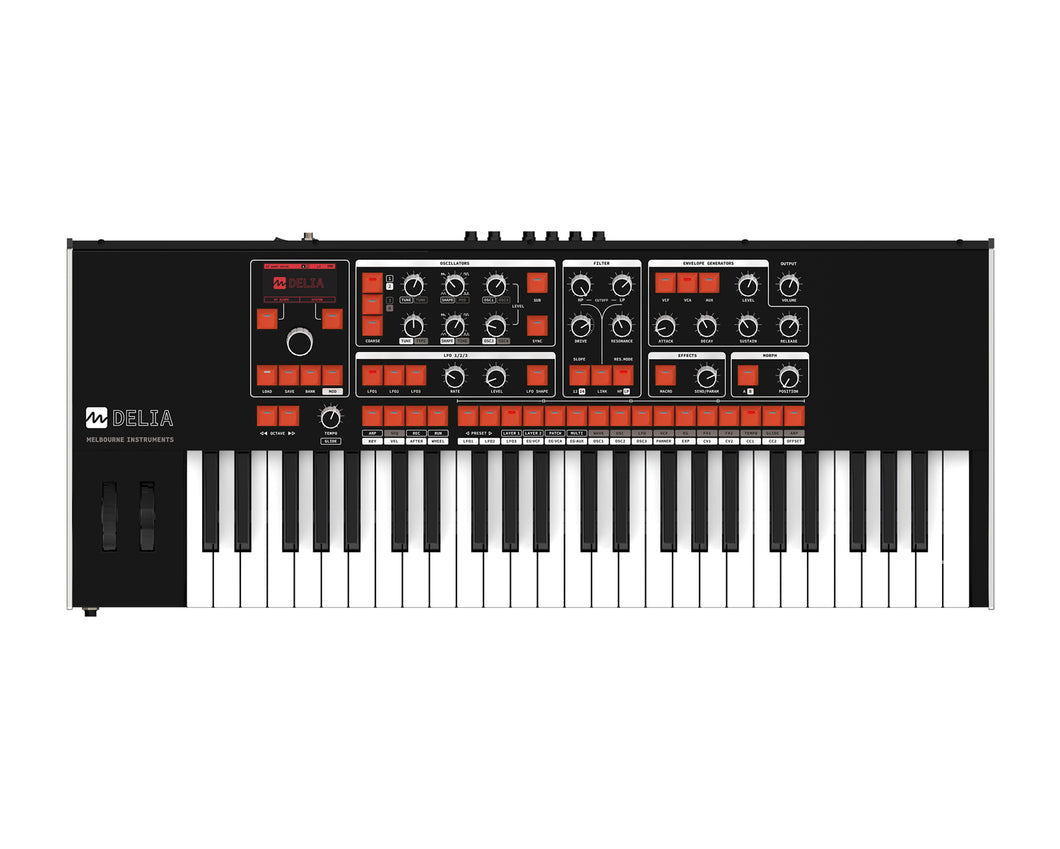 Melbourne Instruments DELIA Bi-Timbral Polysynth