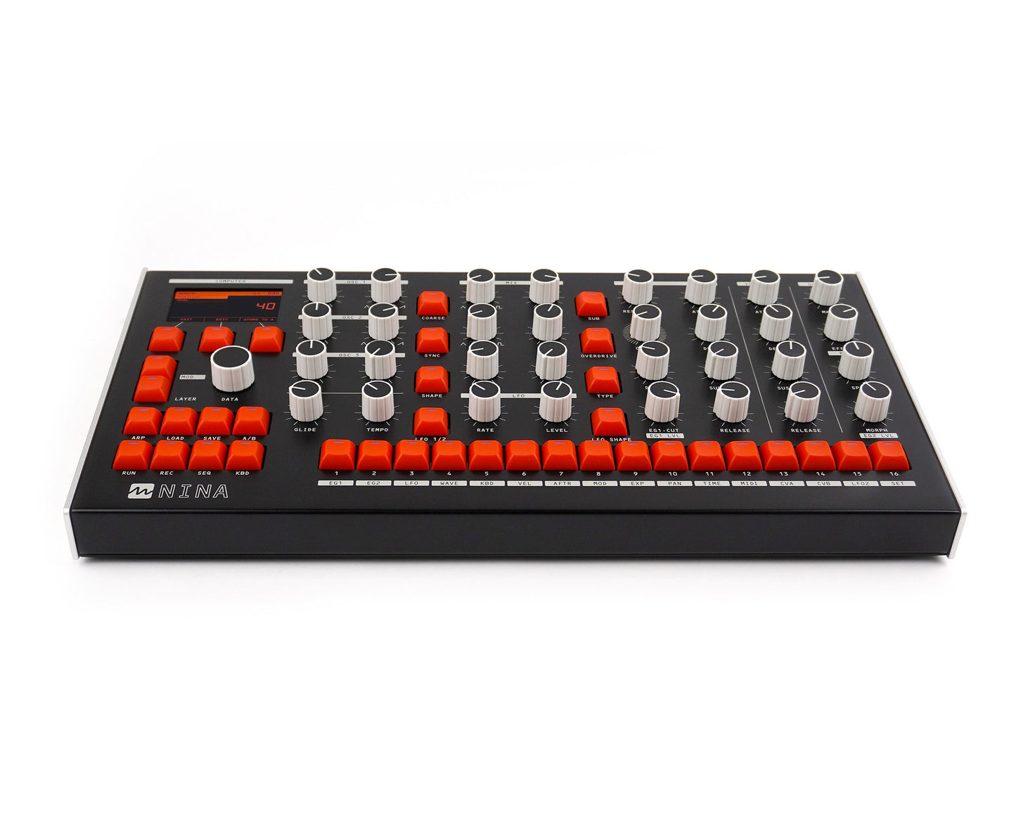 Melbourne Instruments NINA 12 Voice Analogue Polyphonic Multitimbral Synthesizer with Motorised Controls