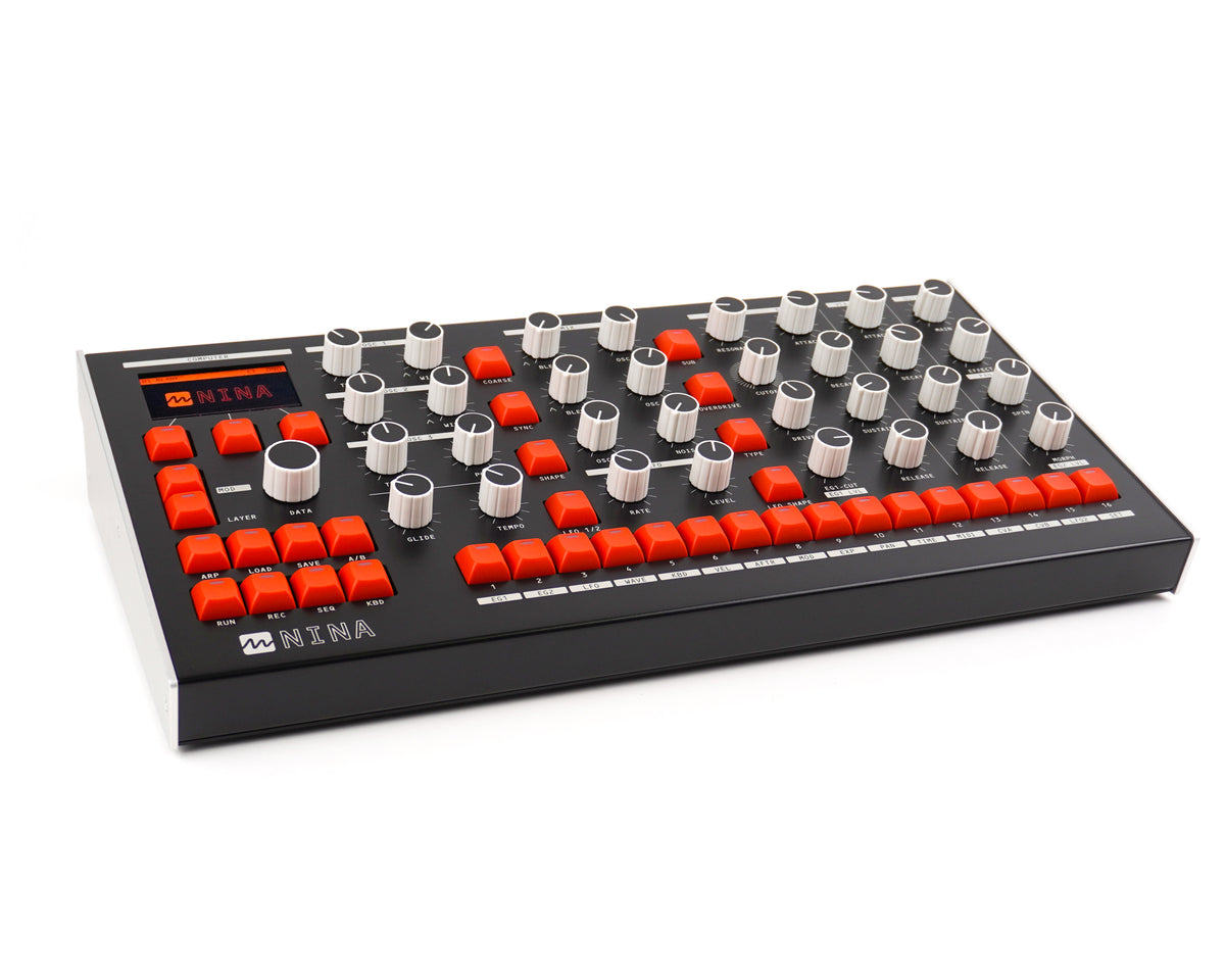 Found Sound Instruments Melbourne Instruments NINA 12 Voice Analogue Polyphonic Multitimbral S ...