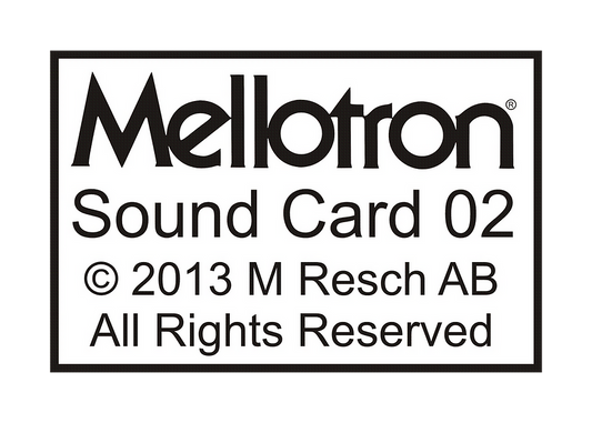 Mellotron Sound Card 02