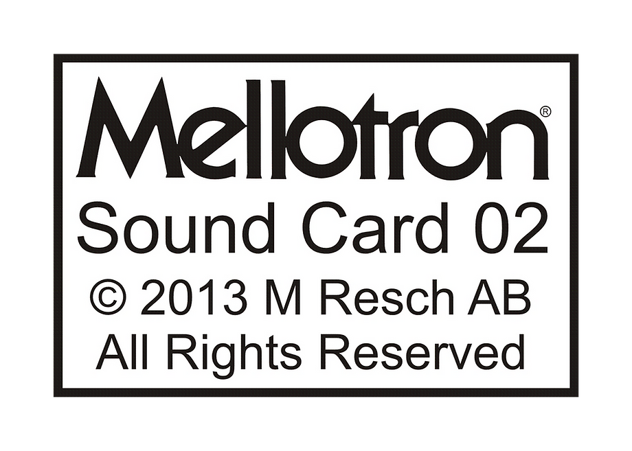 Mellotron Sound Card 02