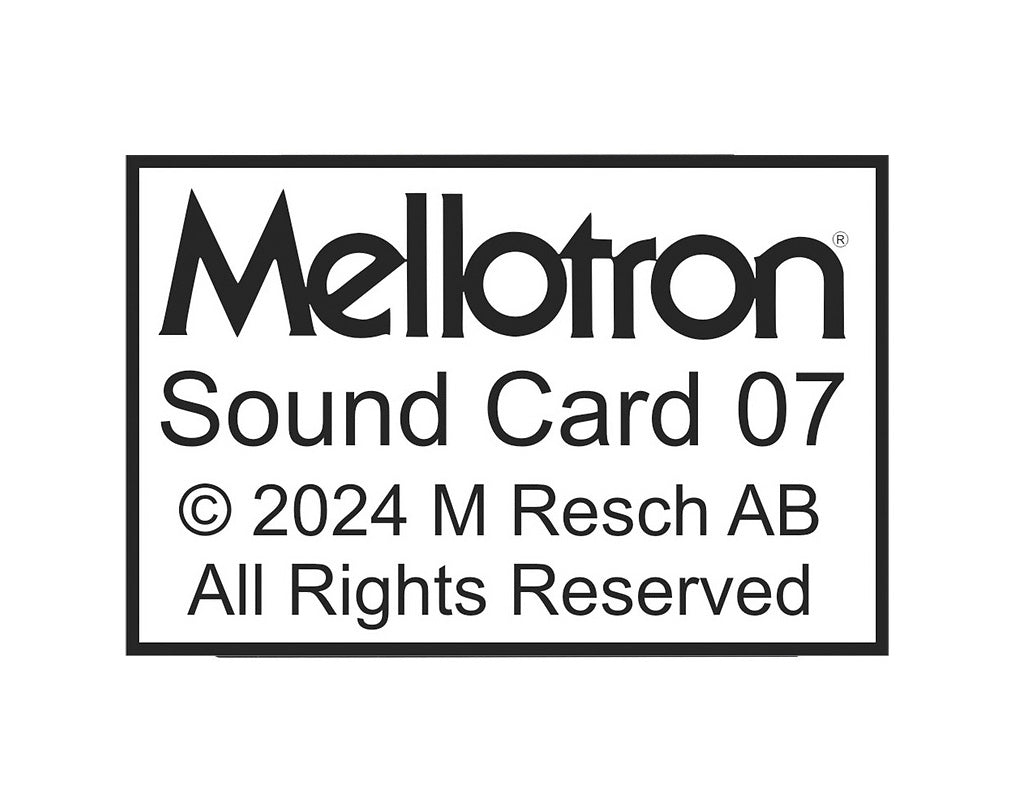 Mellotron Sound Card 07