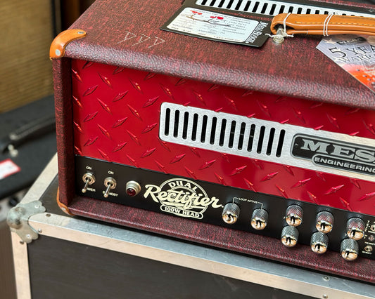 Mesa Boogie Dual Rectifier 100 Watt Head - Antique Red King Crocodile