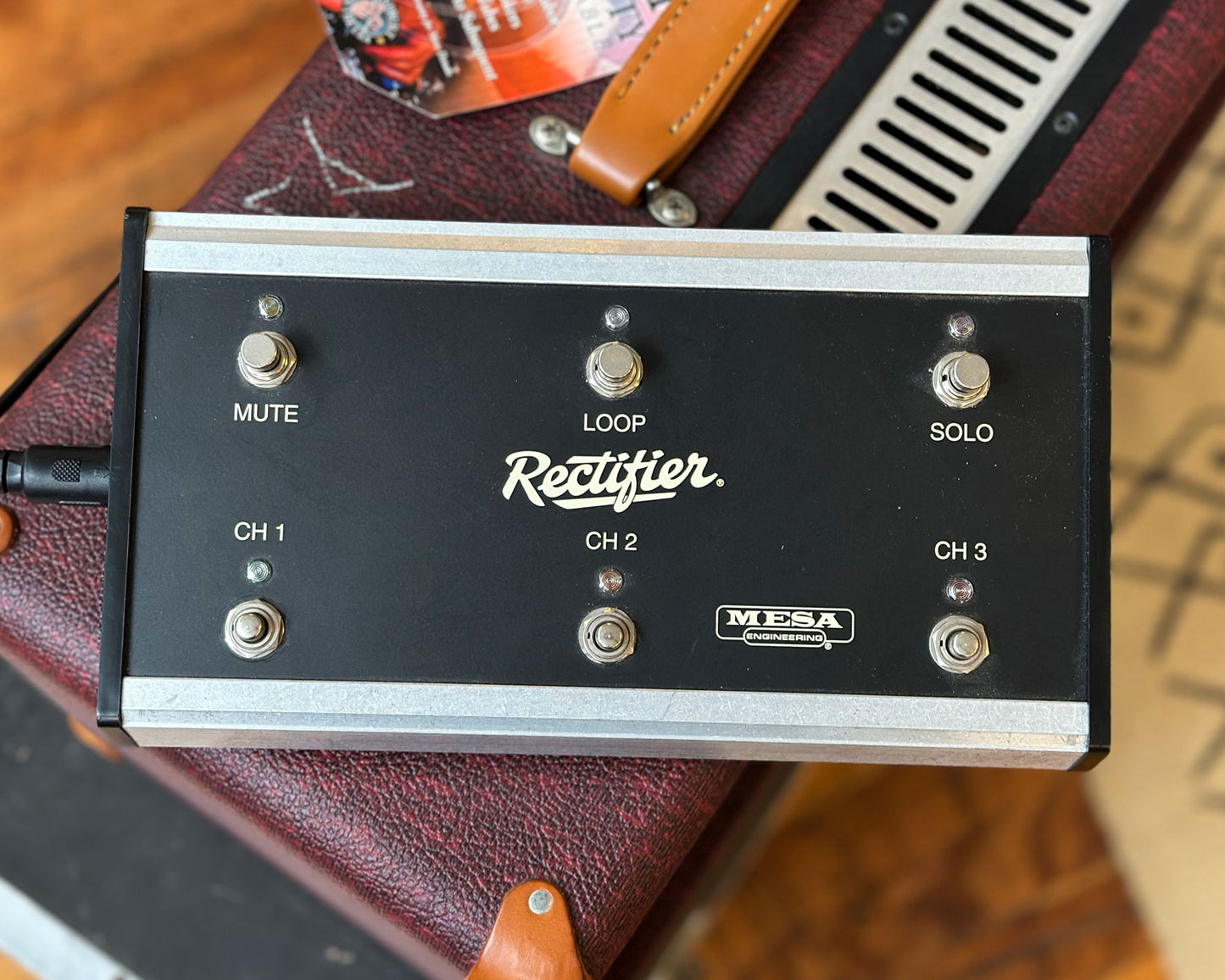 Mesa Boogie Dual Rectifier 100 Watt Head - Antique Red King Crocodile