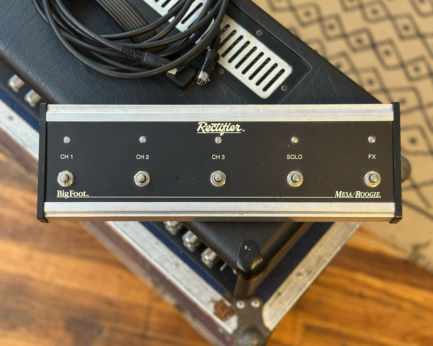 Mesa Boogie Dual Rectifier Solo Head 3-Channel 100W Amp - Chrome Panel