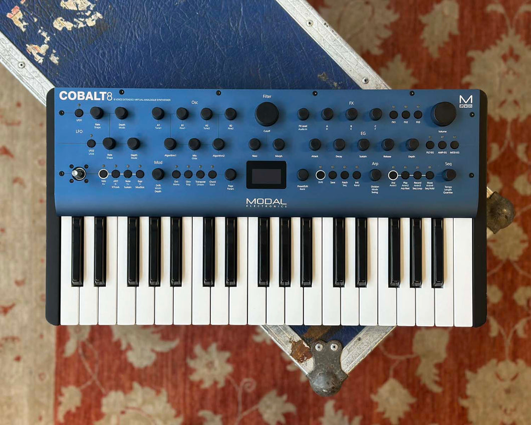 Modal Electronics COBALT8 8 voice 37-key Extended Virtual-Analogue Synthesiser W/ Decksaver
