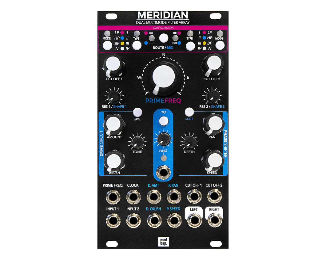 Modbap Modular Meridian Dual Multimode Filter Array