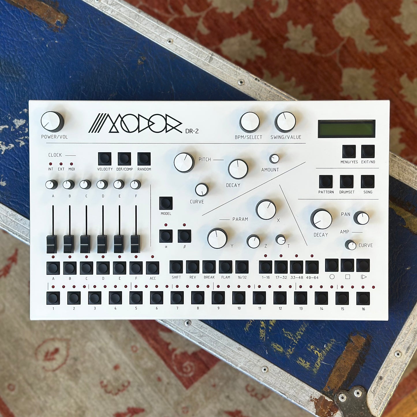 Modor DR-2 6 Instrument Digital Groovebox Drum Synthesizer