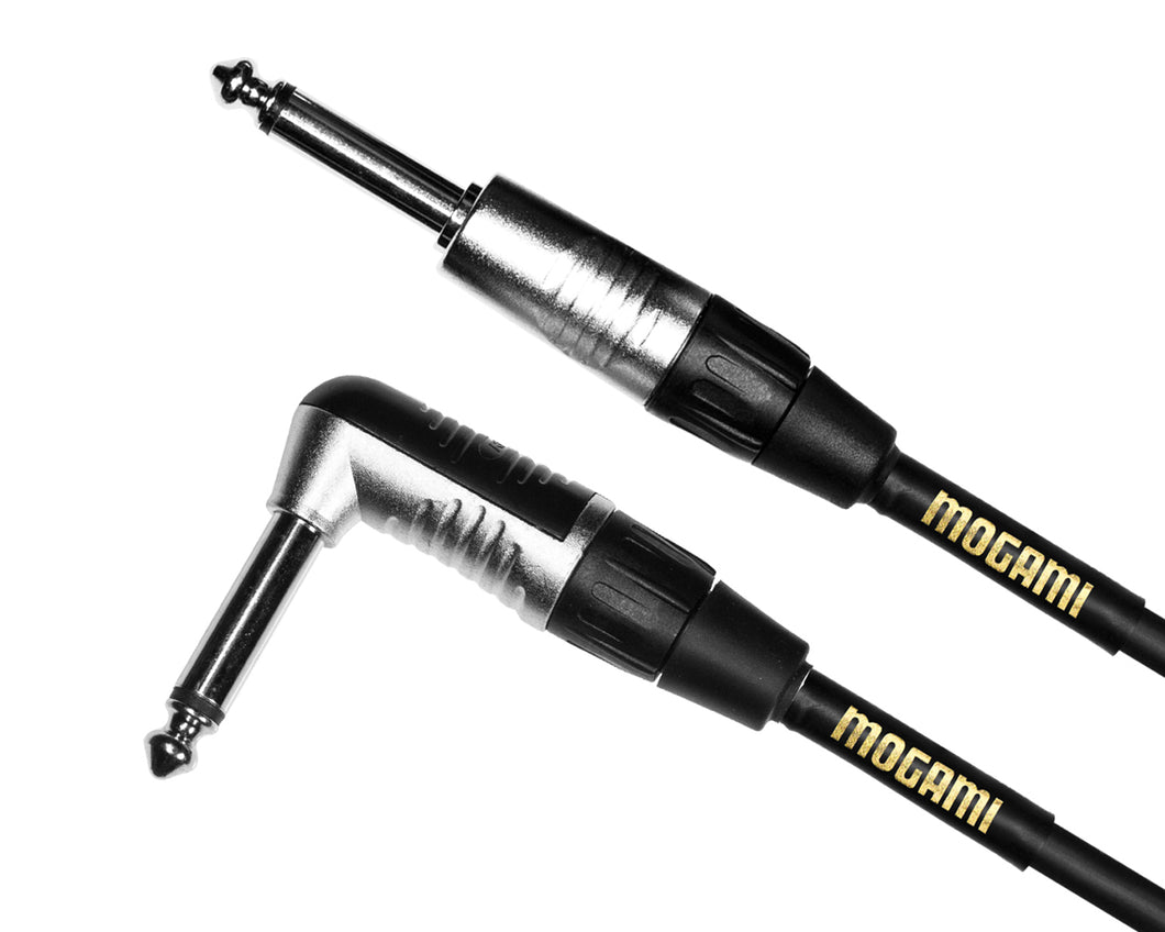 Mogami CorePlus Instrument Cable Straight - Right 20ft