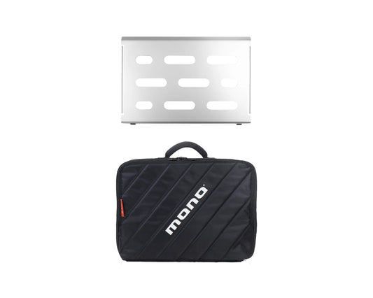Mono Pedalboard Small Silver + Club 2.0 Accessory Case