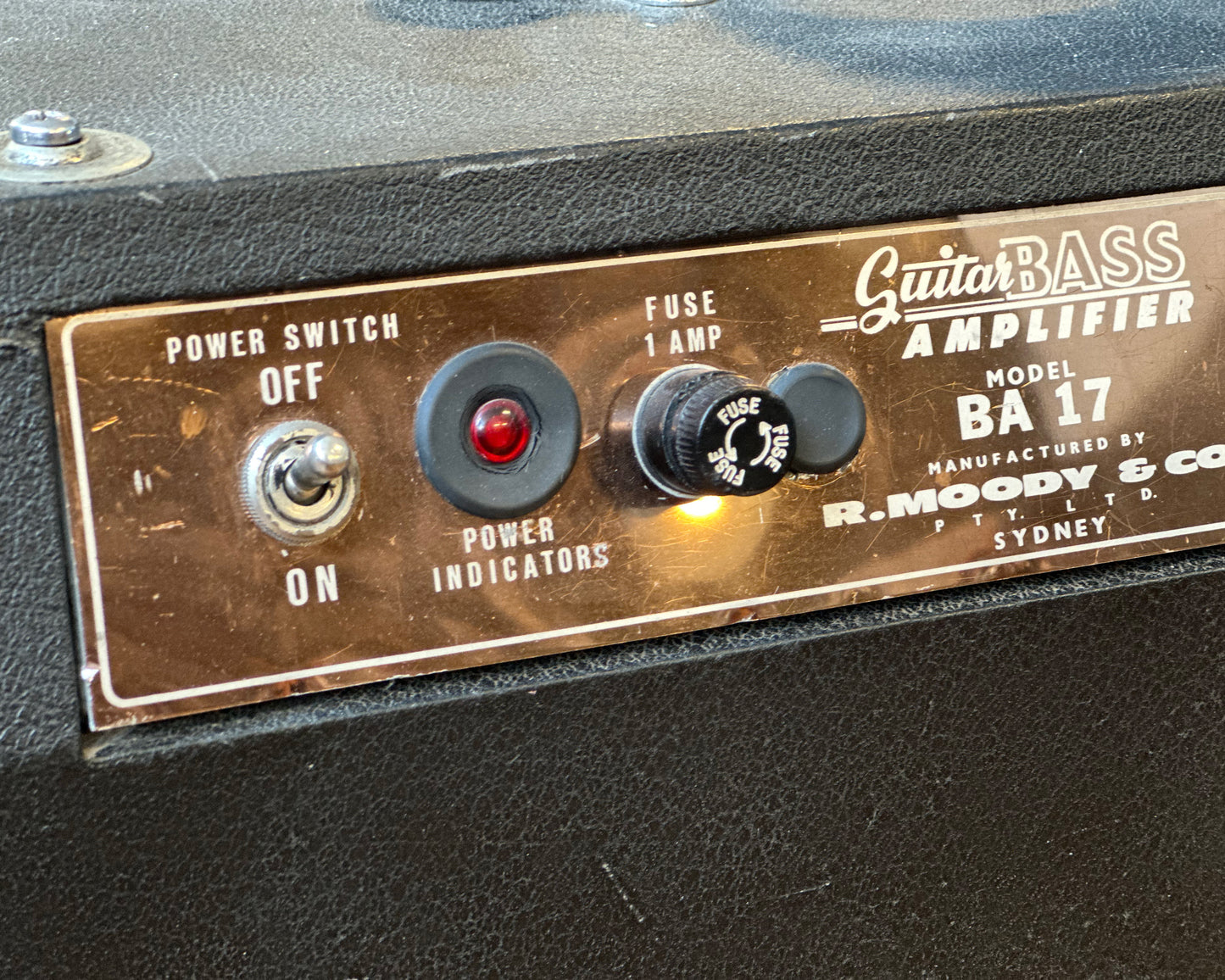 Vintage Moody BA17 Valve Amplifier