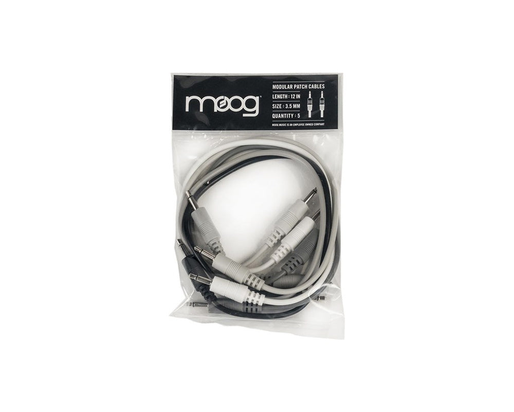 Moog 5 x 12" Cables For Semi Modular Synths