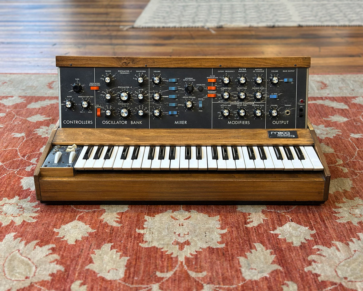 Original 1974 Minimoog Model D Monophonic Synthesizer – Found Sound