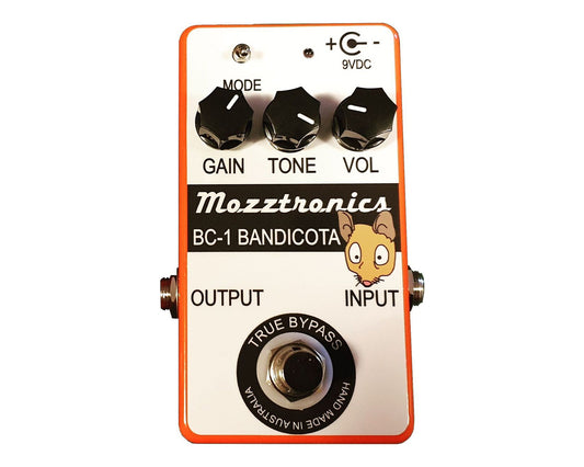Mozztronics BC-1 Bandicota Distortion Pedal