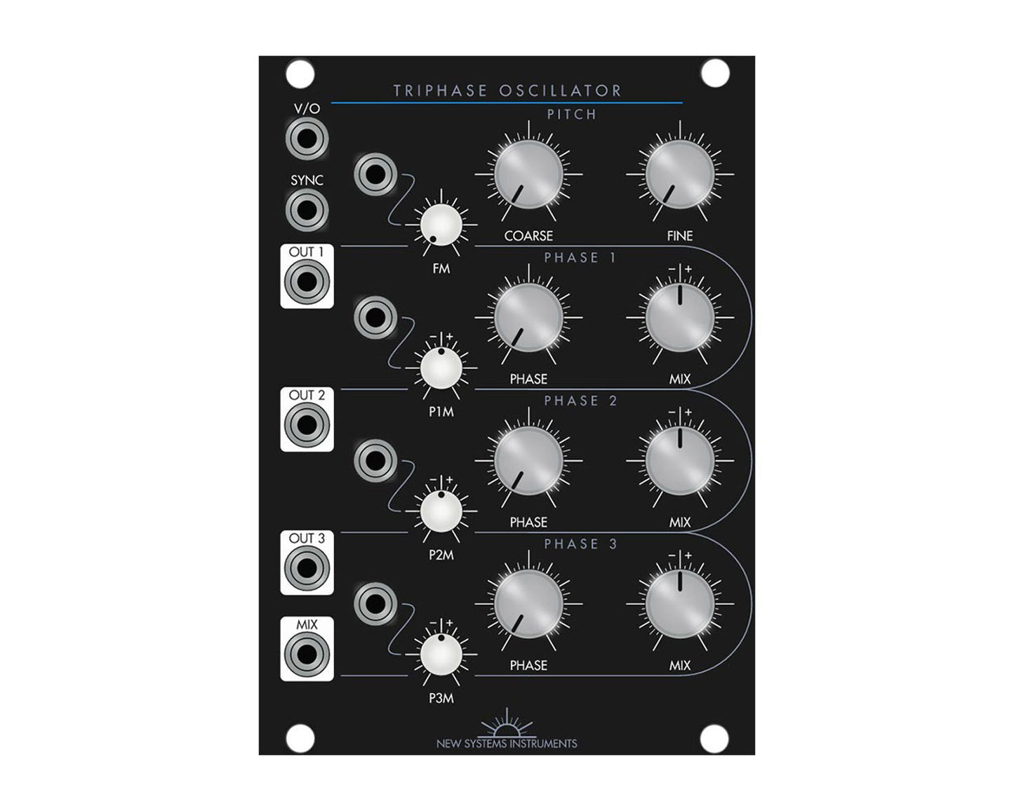 B Stock New Systems Instruments Triphase Oscillator Eurorack Module