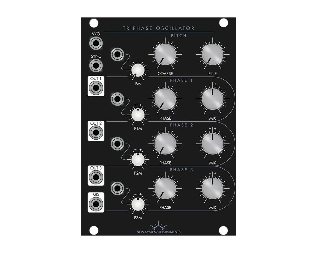 B Stock New Systems Instruments Triphase Oscillator Eurorack Module