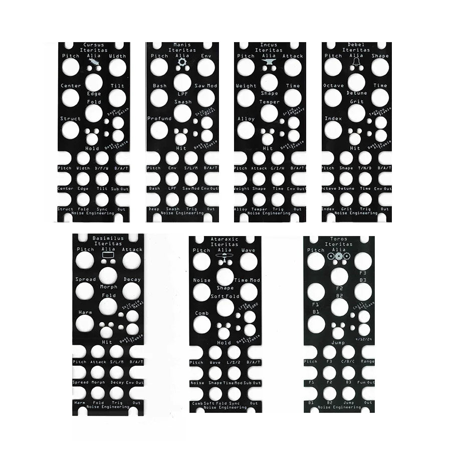 Noise Engineering Alia Panel Overlays Multipack (7)