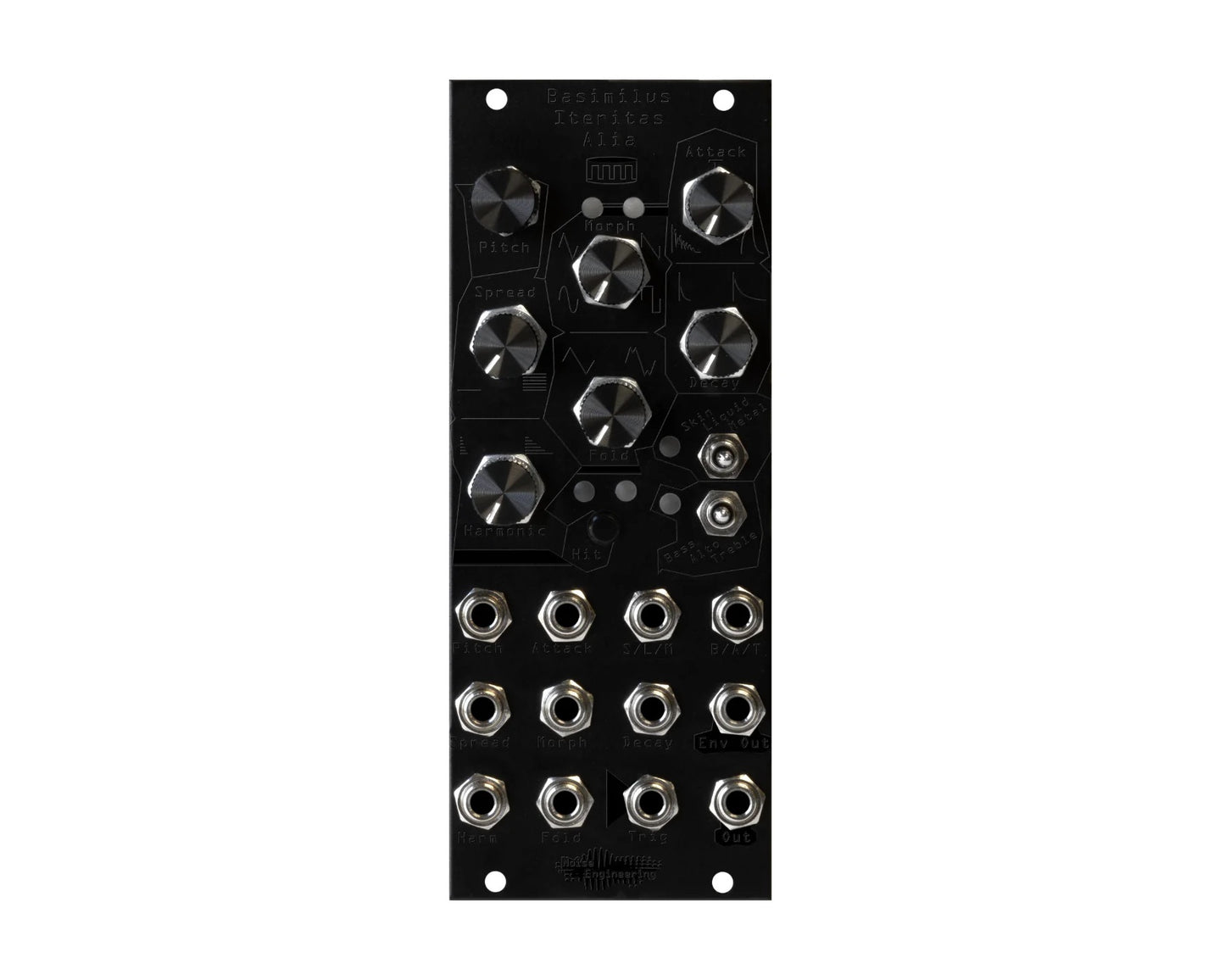 Noise Engineering Basimilus Iteritas Alia Universal Drum Synthesiser Limited Edition Black on Black