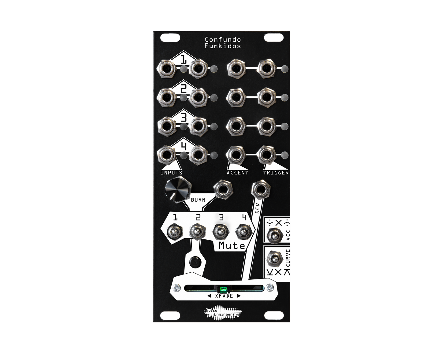 Noise Engineering Confundo Funkidos Eight In/Four Out Rhythm Crossfader