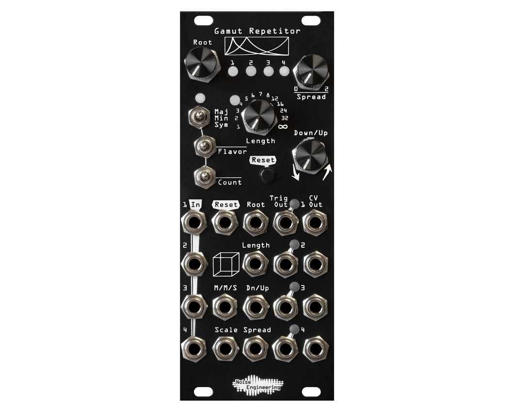 Noise Engineering Gamut Repetitor Quad Looping Random Quantized Pitch And Gate Generator - Black