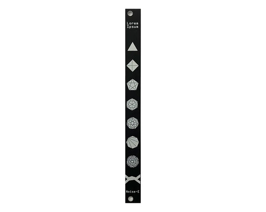 Noise Engineering Lorem Ipsum 2hp Blank Panel - Black