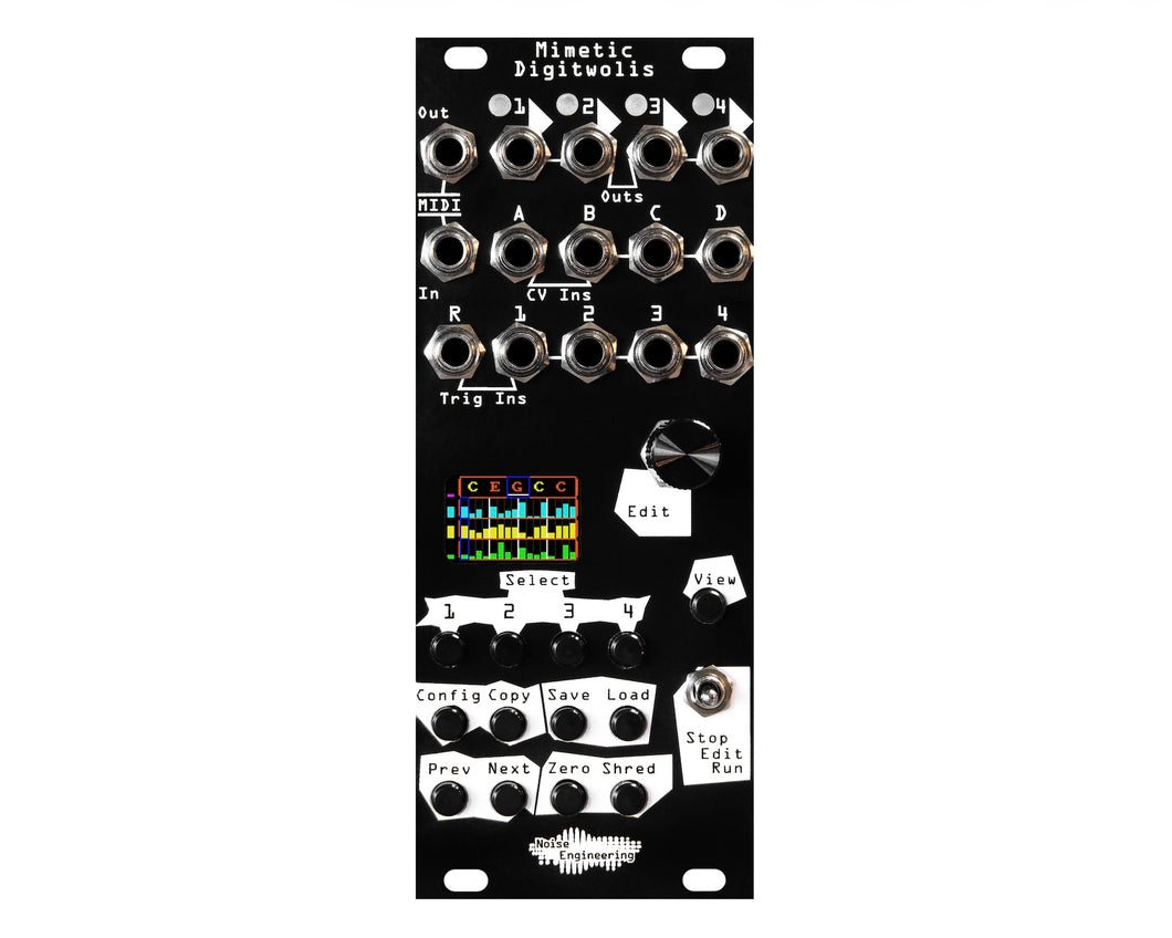 Noise Engineering Mimetic Digitwolis 4-Channel Configurable Sequencer