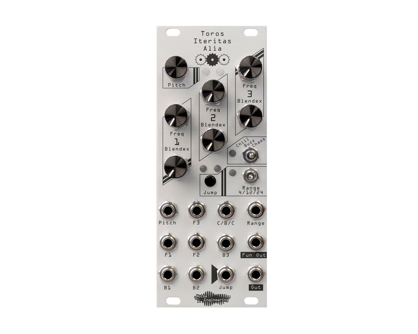 Noise Engineering Toros Iteritas Alia Phase Mod Drone Oscillator - Silver panel