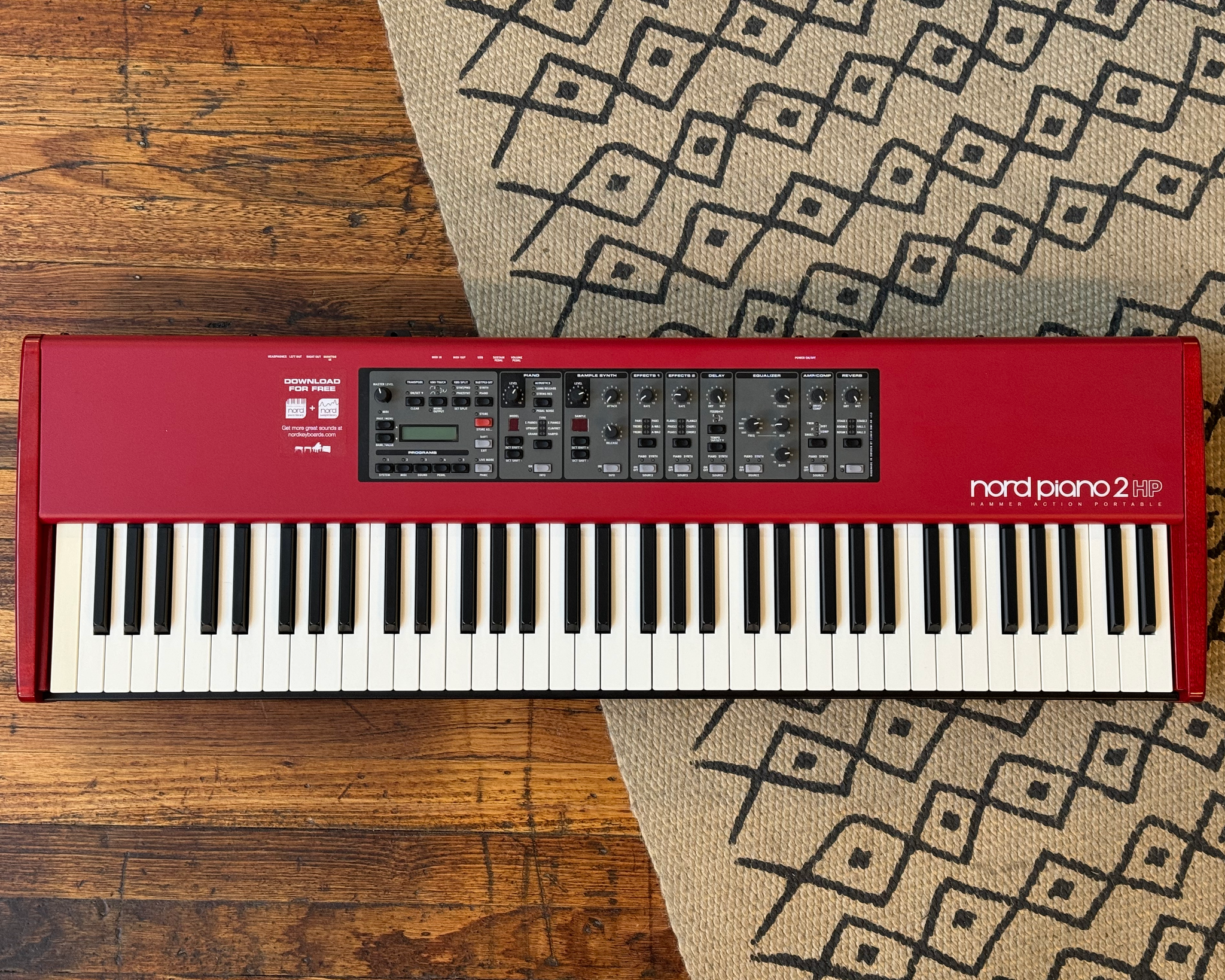 Nord Piano 2 HP73 Stage Piano with 73-Note Hammer Action Nord Piano 2 HP73 Stage Piano with 73-Note Hammer Action