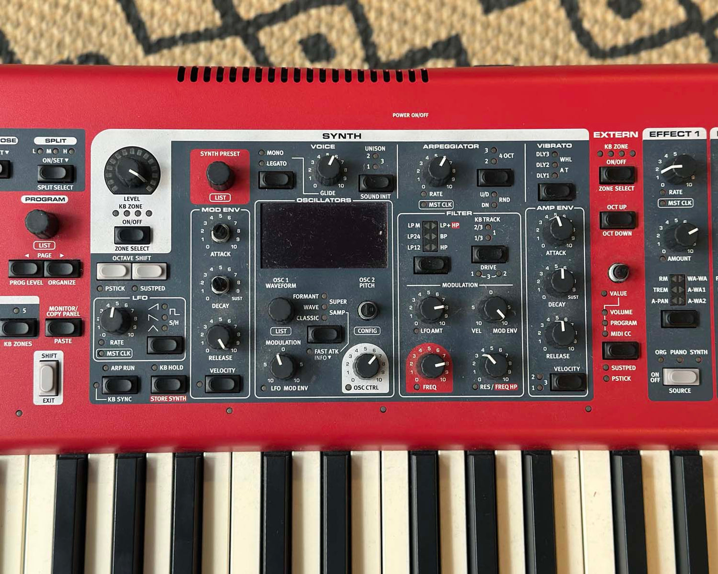 Nord Stage 3 HP76 Stage Piano w/ OSSC