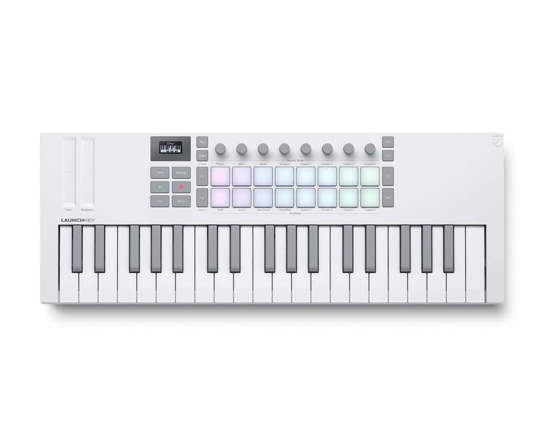 DTM・DAW Novation Launchkey 37 white Novation Launchkey Mini 37 Mk4 - White – Found Sound