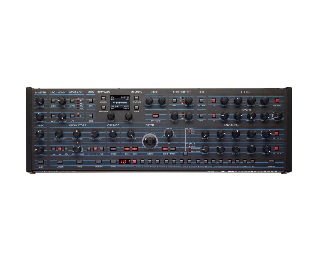 Oberheim TEO-5 5-Voice Desktop Synthesizer Module